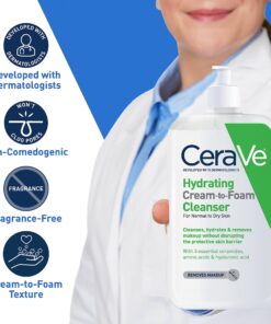 Alternative view of Cerave Nettoyant Crème Moussante Hydratante 473ml (Grand Format)